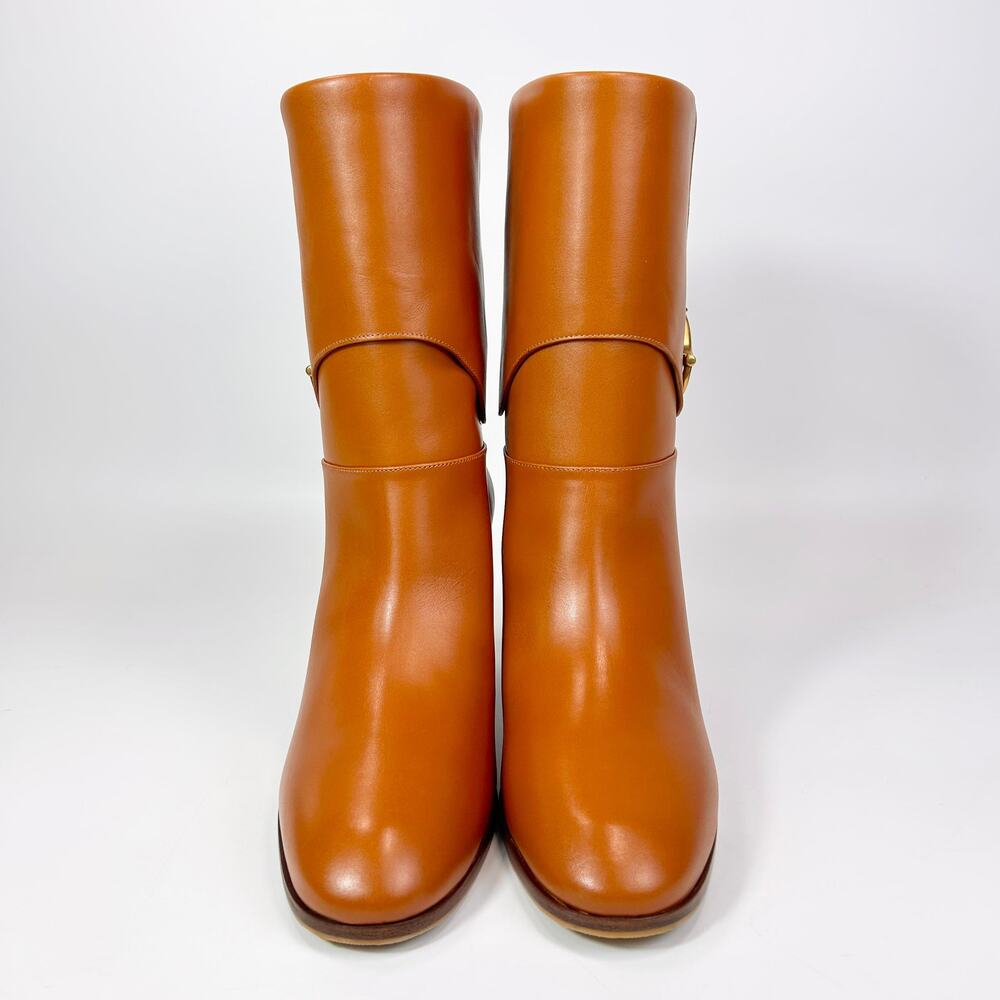 Gucci Tan Leather Ankle Boots - Picture 4 of 9